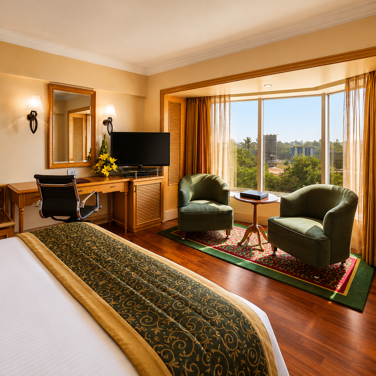 Deluxe Room at Ramada Plaza by Wyndham Palm Grove  Juhu Beach