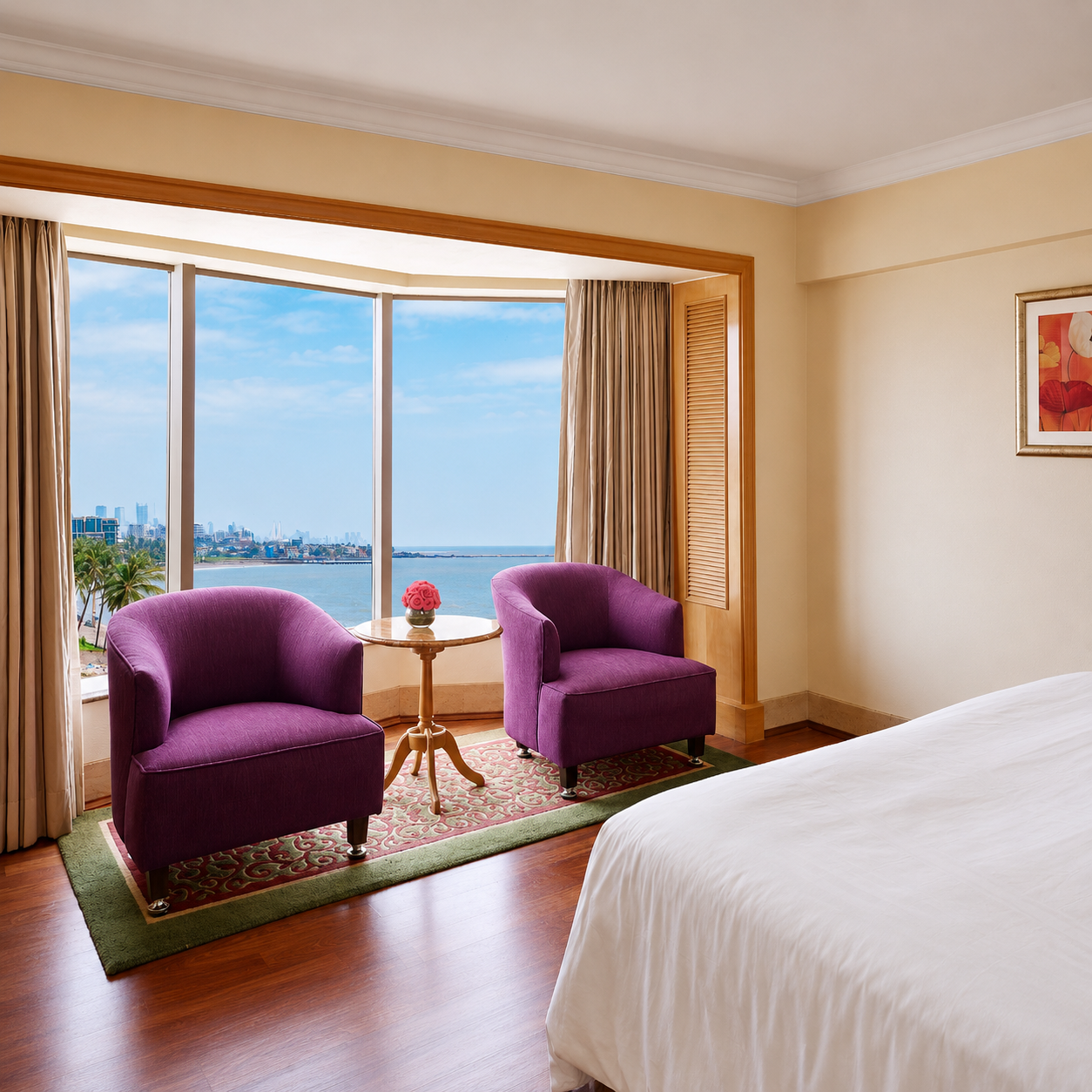 Premium Partial Sea View Room at Ramada Plaza by Wyndham Palm Grove  Juhu